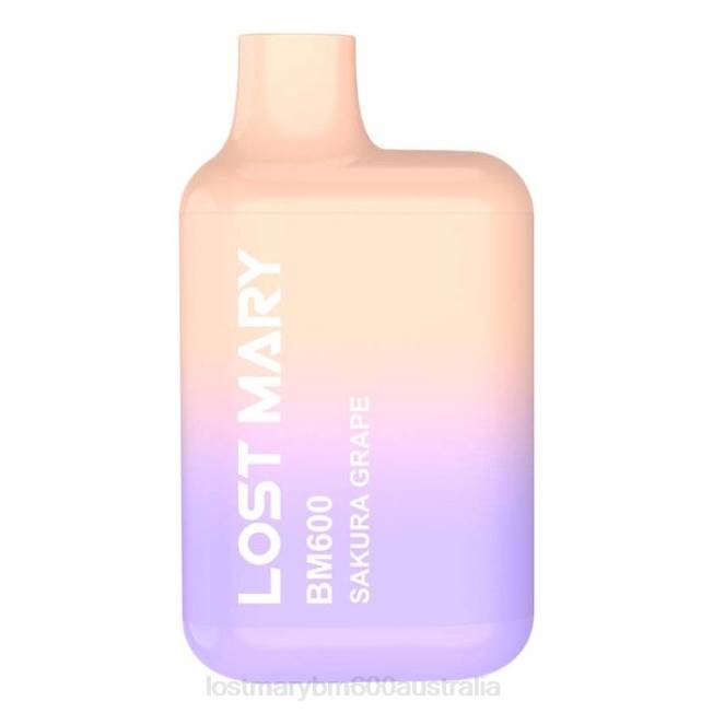 Lost Mary Bm600 Australia L64B132 LOST MARY BM600 Disposable Vape Sakura Grape