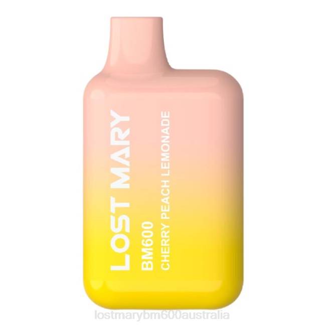 Lost Mary Vape Flavors L64B126 LOST MARY BM600 Disposable Vape Cherry Peach Lemonade