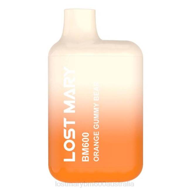 Lost Mary Vape Sydney L64B133 LOST MARY BM600 Disposable Vape Orange Gummy Bear