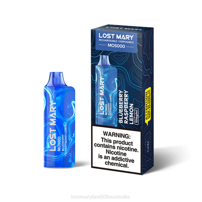 Lost Mary Flavours Ranked L64B18 LOST MARY MO5000 Blueberry Raspberry Lemon