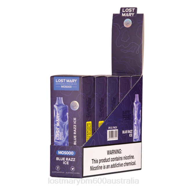 Lost Mary Vape Sydney L64B13 LOST MARY MO5000 Blue Razz Ice