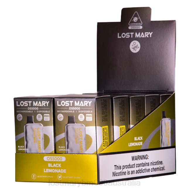 Lost Mary Flavours Ranked L64B8 LOST MARY OS5000 Luster Black Lemonade