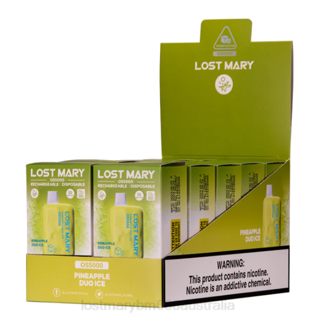 Lost Mary Vape Flavors L64B56 LOST MARY OS5000 Pineapple Duo Ice