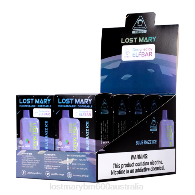 Lost Mary Vape Near Me L64B14 LOST MARY OS5000 Blue Razz Ice
