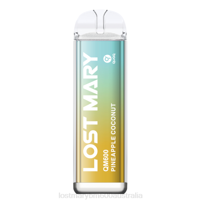 Lost Mary Flavours New L64B169 LOST MARY QM600 Disposable Vape Pineapple Coconut